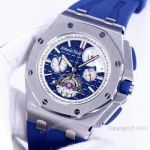 Fake Audemars Piguet Royal Oak Offshore Chronograph Watches SS Blue Dial